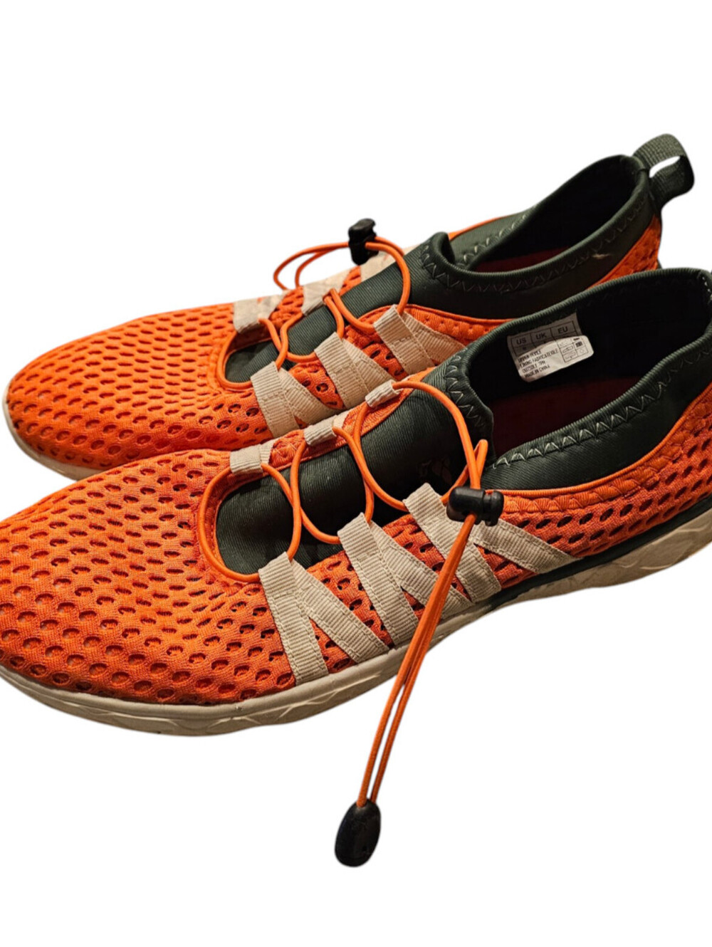Aleader Men's Xdrain Venture Water Shoes Sz 8 Bright Orange